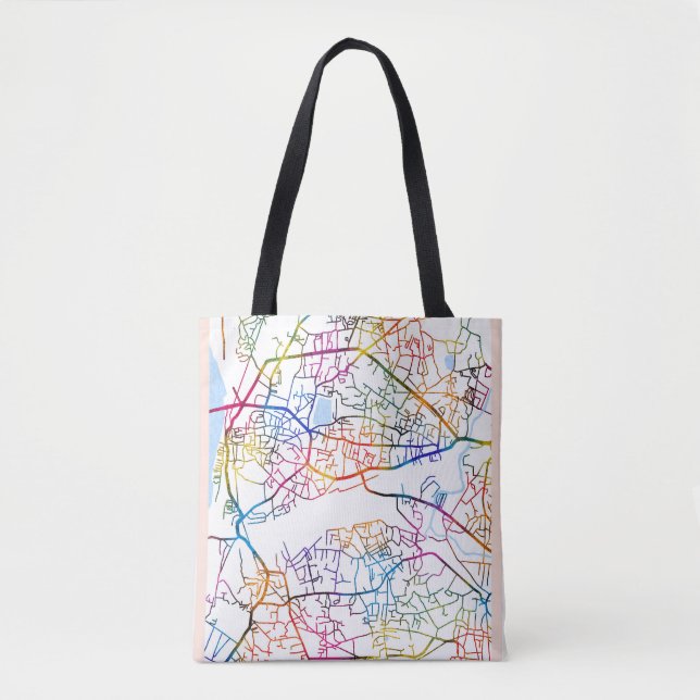 Bolsa Tote Mapa da Cidade de Kalyan Maharashtra (Frente)