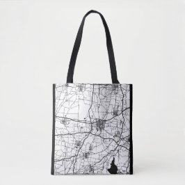 Bolsa Tote Mapa da Cidade de Liaocheng China