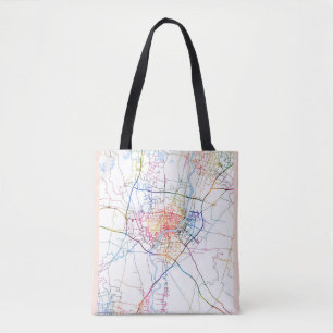 Bolsa Tote Mapa da Cidade de Nanyang China