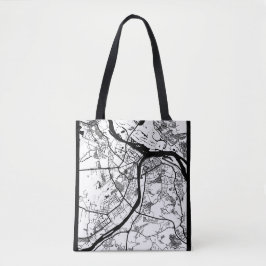 Bolsa Tote Mapa da Cidade de Níjni Novgorod Rússia