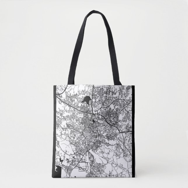 Bolsa Tote Mapa da Cidade de Ranchi Jharkhand (Frente)