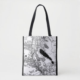 Bolsa Tote Mapa da Cidade de Tbilisi Geórgia