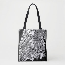 Bolsa Tote Mapa da Cidade do Bronx EUA