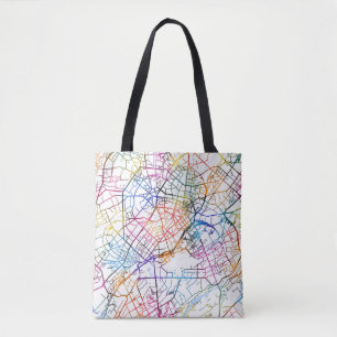 Bolsa Tote Mapa da Cidade do Usbequistão em Tashkent
