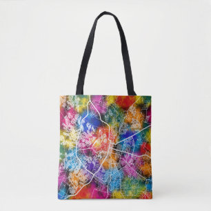 Bolsa Tote Mapa da Cidade do Zimbábue