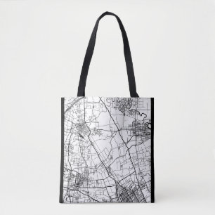 Bolsa Tote Mapa da Cidade Yangzhou China