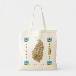 Bolsa Tote Mapa da Lúcia do santo + Saco de Sinalizadores