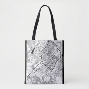 Bolsa Tote Mapa de Abuja Nigéria