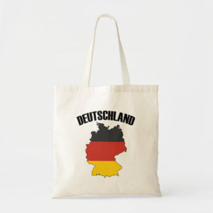 Bolsa Tote Mapa de alemanhas - Bandeira Alemã - Viagem da Ale