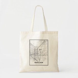 Bolsa Tote Mapa de Boulder