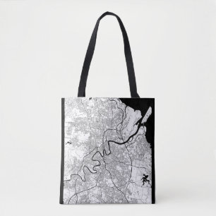 Bolsa Tote Mapa de Brisbane Austrália