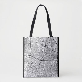 Bolsa Tote Mapa de Bursa Turquia