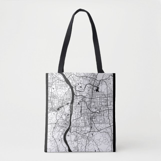 Bolsa Tote Mapa de Changsha China (Frente)