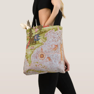 Bolsa Tote Mapa de Florida e das Antilhas