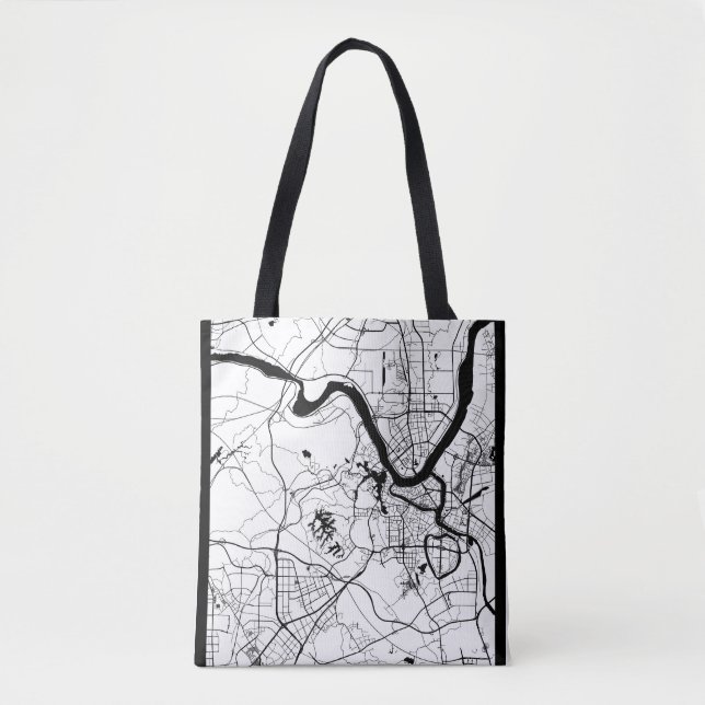 Bolsa Tote Mapa de Huizhou China (Frente)