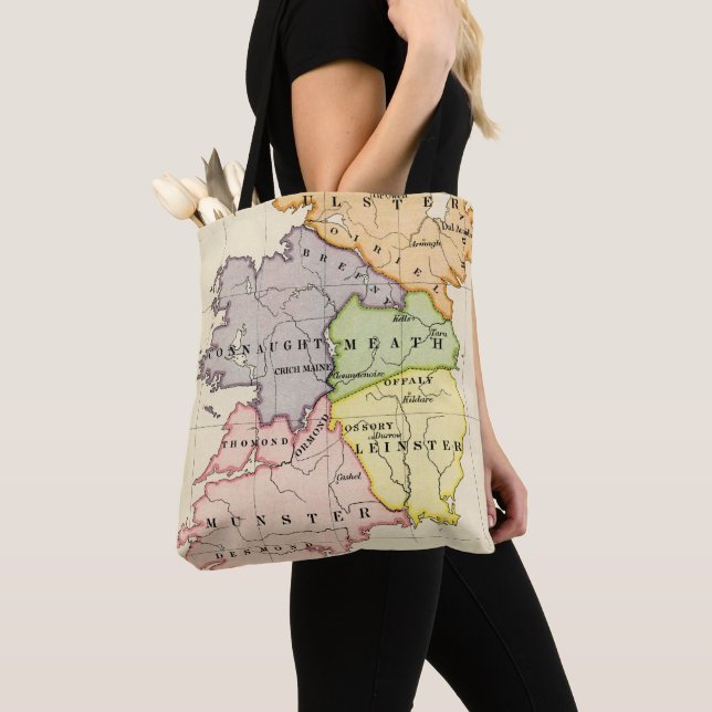 Bolsa Tote Mapa de Ireland (Close Up)