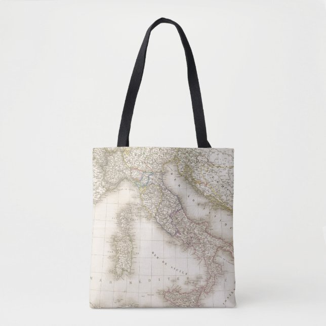 Bolsa Tote Mapa de Italia (Frente)