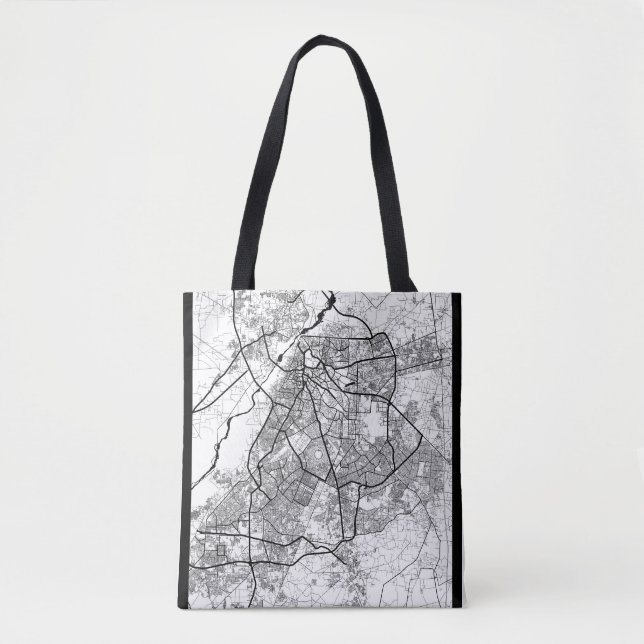 Bolsa Tote Mapa de Lahore Paquistão (Frente)