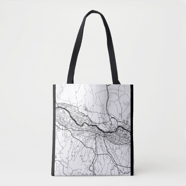 Bolsa Tote Mapa de Lanzhou China (Frente)