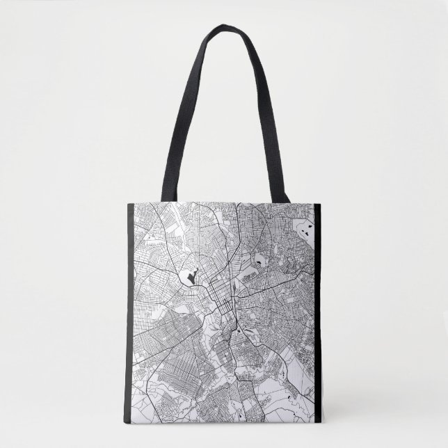 Bolsa Tote Mapa de Lubumbashi RD Congo (Frente)