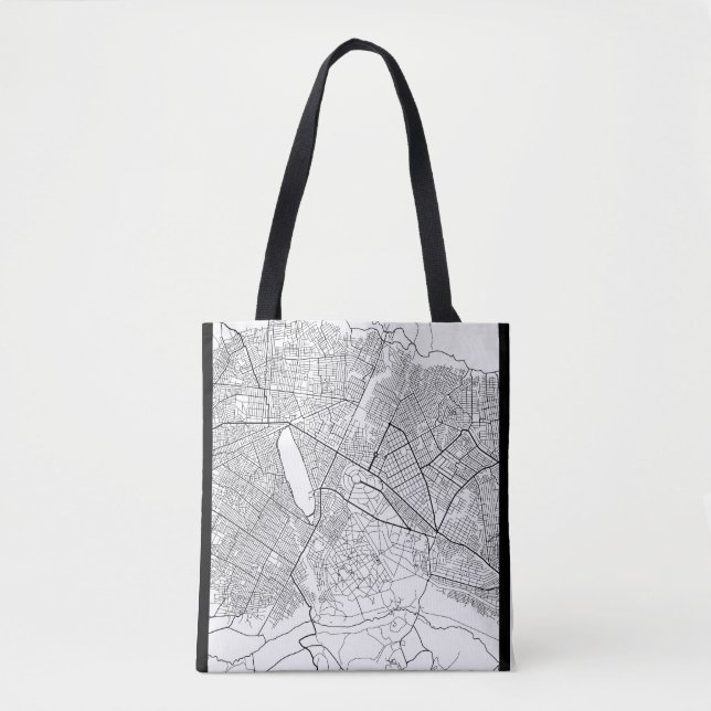 Bolsa Tote Mapa de Mbuji-Mayi República Democrática do Congo (Frente)