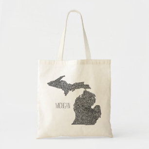 Bolsa Tote Mapa de Michigan