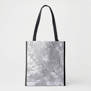 Bolsa Tote Mapa de Riade Arábia Saudita