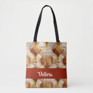 Bolsa Tote Mapa de safra com balões