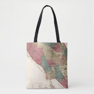 Bolsa Tote Mapa de Sonoma County Califórnia