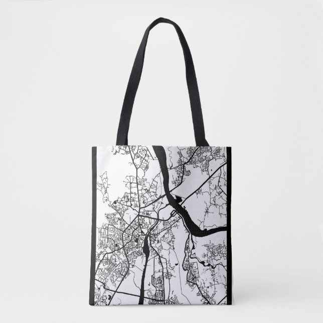 Bolsa Tote Mapa de Thane Maharashtra (Frente)