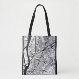 Bolsa Tote Mapa do Cairo Egito
