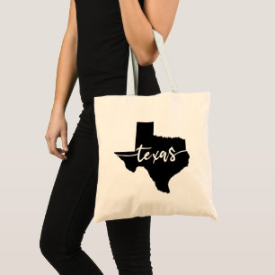 Bolsa Tote Mapa do Estado do Texas EUA