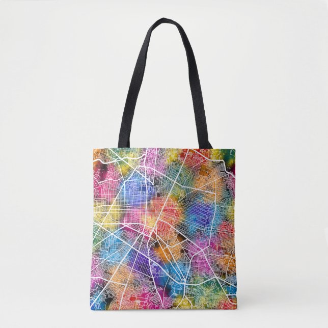 Bolsa Tote Mapa do México de Guadalajara (Frente)