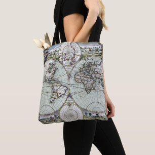 Bolsa Tote Mapa do mundo