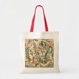 Bolsa Tote Mapa Estelar do Hemisfério Sul Vintage 1660