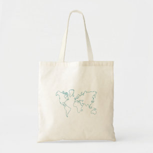 Bolsa Tote Mapa Mundial