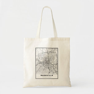 Bolsa Tote Mapa Nashville