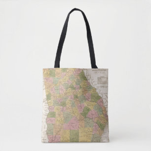 Bolsa Tote Mapa novo de Geórgia