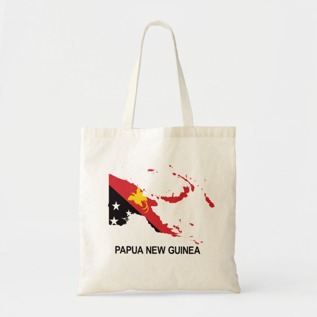 Bolsa Tote Mapa PNG com sinalizador (Frente)