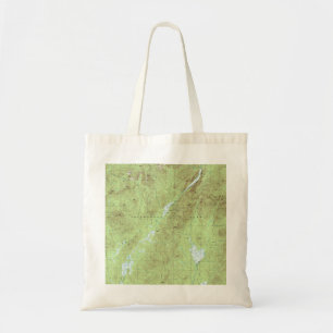 Bolsa Tote Mapa Topográfico do Monte Marcy - Parque Adirondac