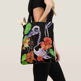 Bolsa Tote Mapas de memória Autumn Vibes Raven skeleton Poste