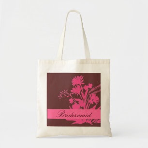Bolsa Tote Maquete cor-de-rosa castanho-ponte, mochila floral