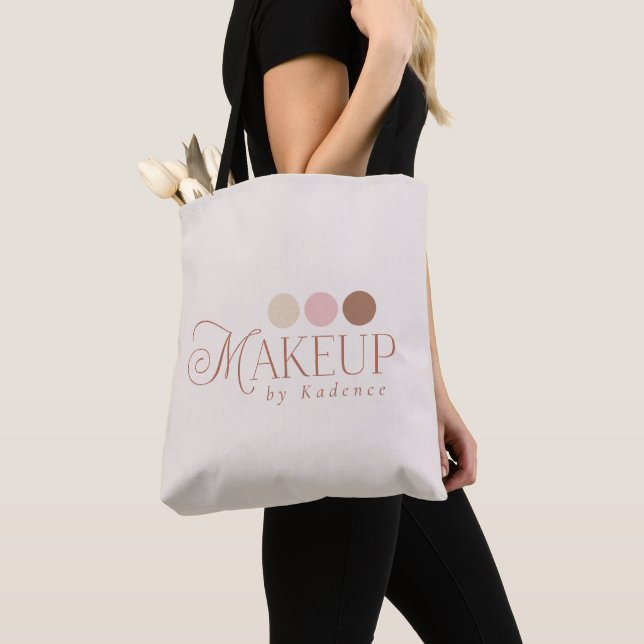 Bolsa Tote Maquiador Artístico com Marca Personalizada (Close Up)