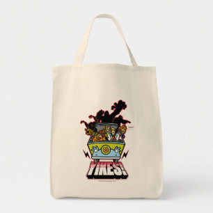 Bolsa Tote Máquina "Yikes do mistério!" Gráfico