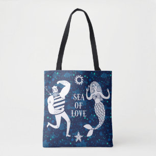 Bolsa Tote Mar do poster do amor