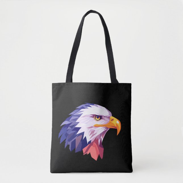 Bolsa Tote Maravilha da liberdade dos animais de Eagle (Frente)