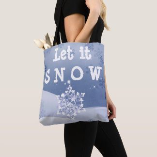 Bolsa Tote Maravilha Mágica de Neve Que Neve