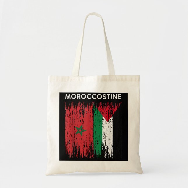 Bolsa Tote Maravilha marroquina e palestina Marrocos e palest (Frente)