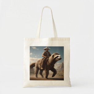 Bolsa Tote "Maravilhas do Oeste Selvagem: Cowboy Montando um