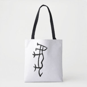 Bolsa Tote Maravilhoso chinês Zodiac-Tiger-001-